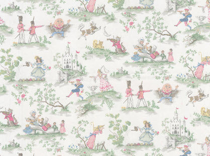 Over the Moon Toile Covington fabric