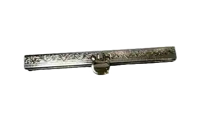 Purse Bar Clasp Sold Individually 4.5" Solid & Embossed