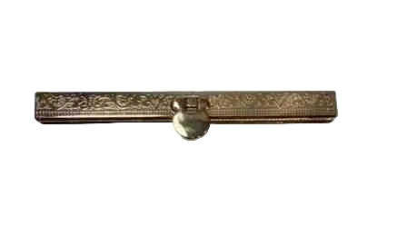 Purse Bar Clasp Sold Individually 4.5" Solid & Embossed