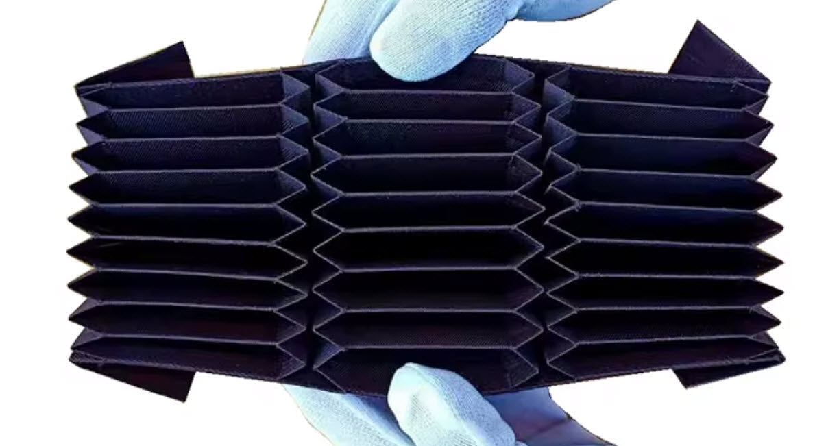 Accordion Inserts Black for 7.5" clasps (27 card slot)