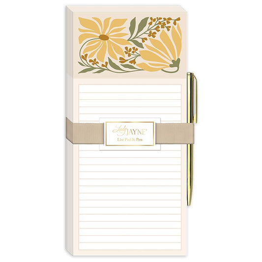 Magnetic Notepads with Pen Sunflower