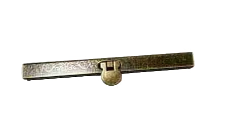 Purse Bar Clasp Sold Individually 4.5" Solid & Embossed