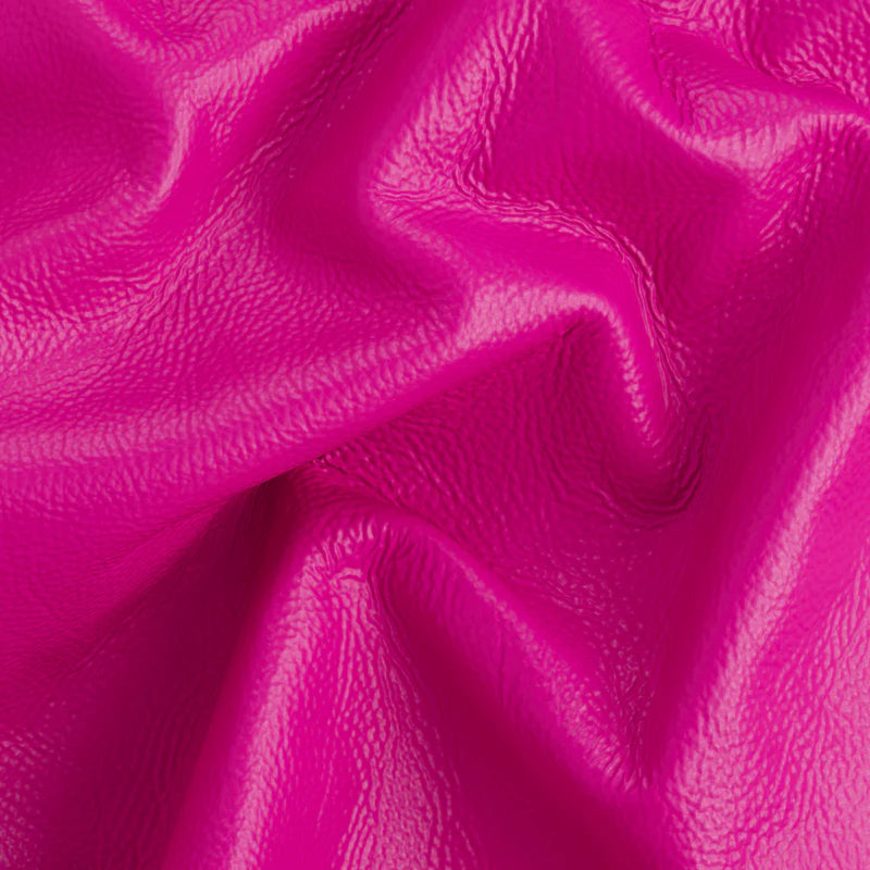 Leather Dream Pink Italian Pebble Grain Quarter hide
