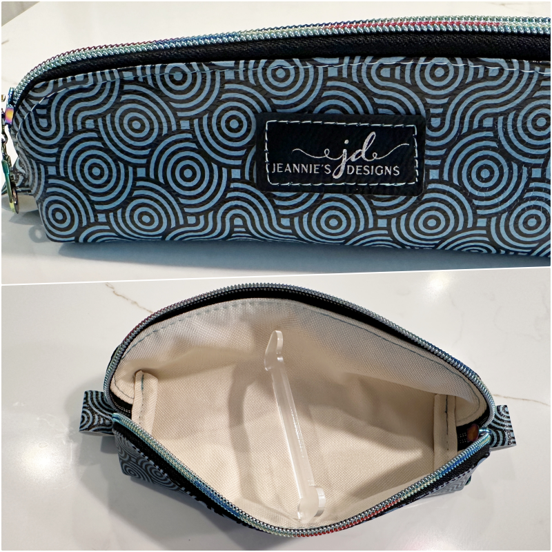 Pencil Pen Case Back to School or Purse Organizer - Jordan Pouch