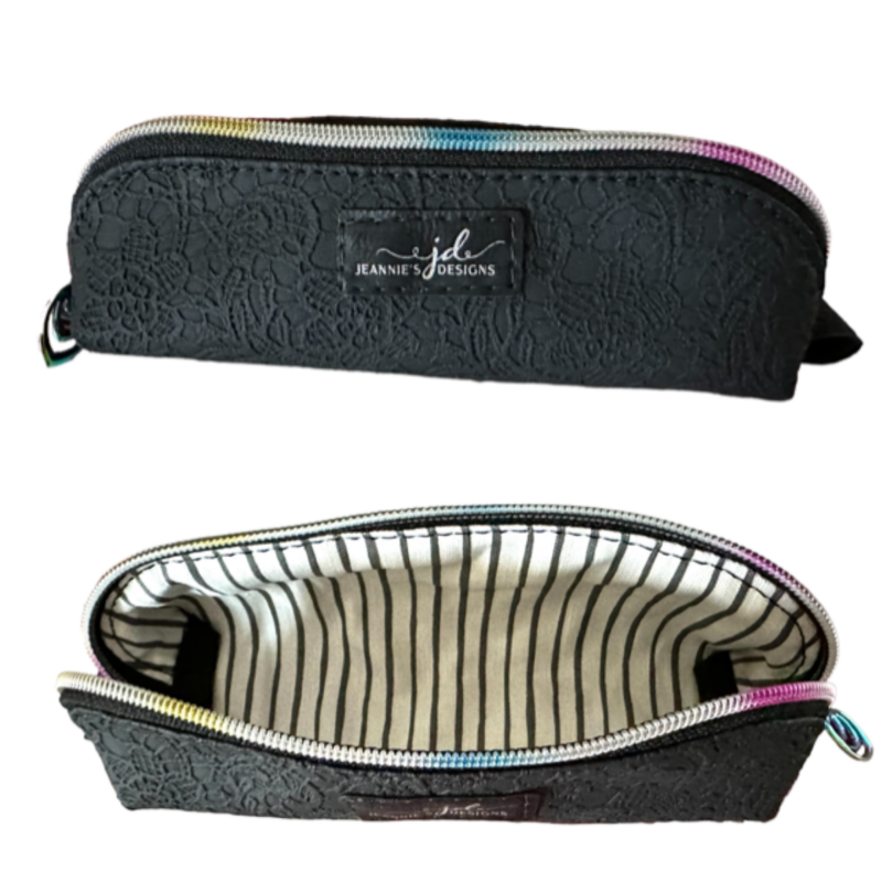 Pencil Pen Case Back to School or Purse Organizer - Jordan Pouch