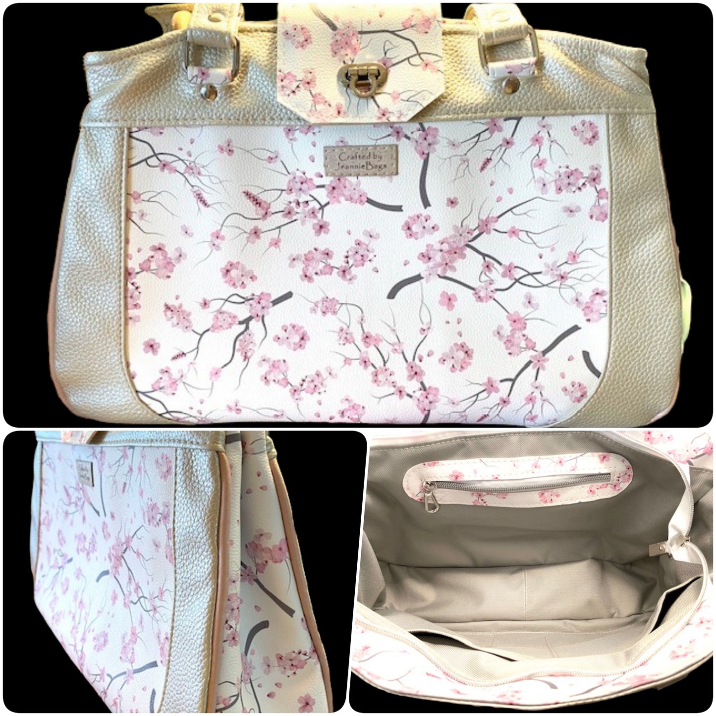 Large Handbag Purse Tote Shambala Salome Pattern