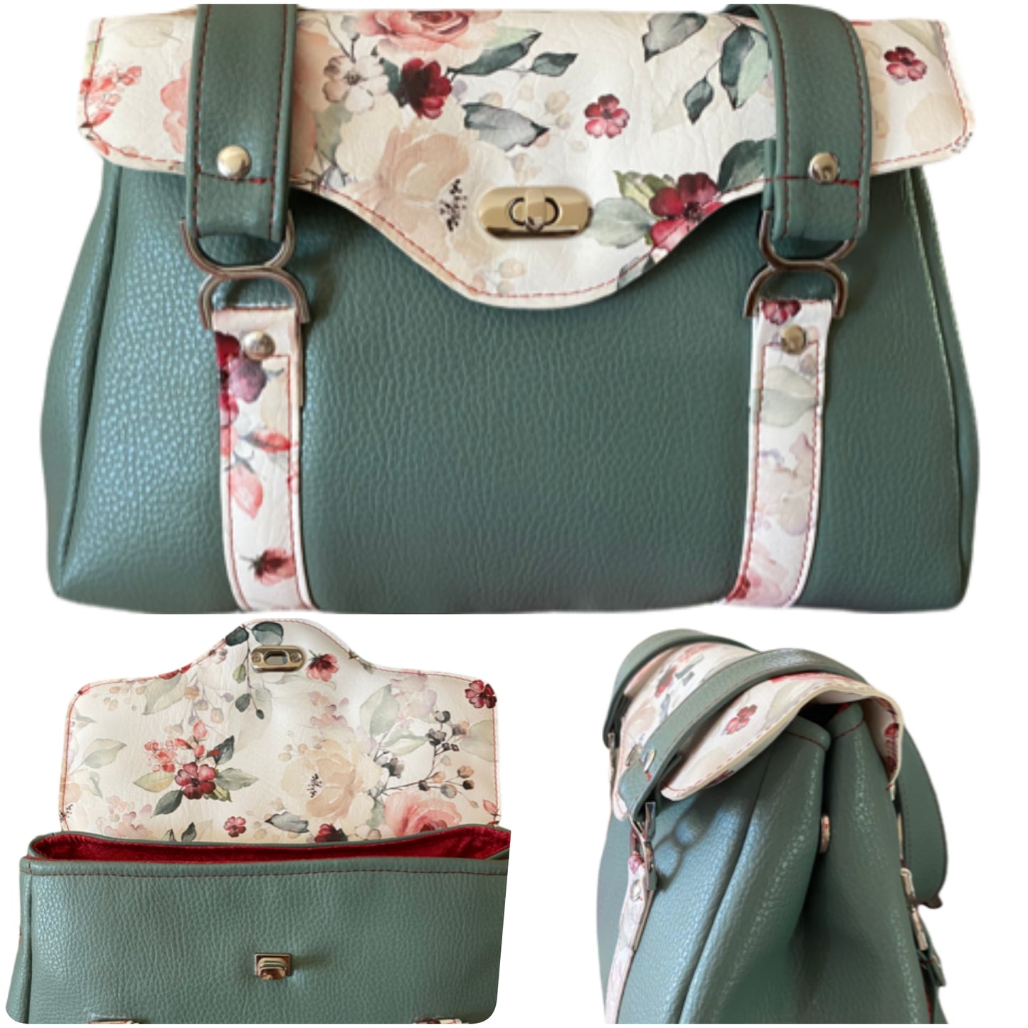 Handbag Serafina Bag Vinyl - Stunning Ready to Ship