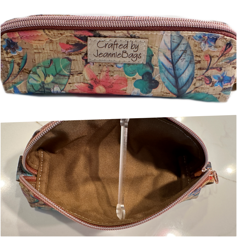 Pencil Pen Case Back to School or Purse Organizer - Jordan Pouch