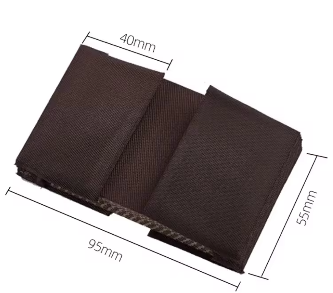 Accordion Wallet Inserts Black or Light Brown 4.5"