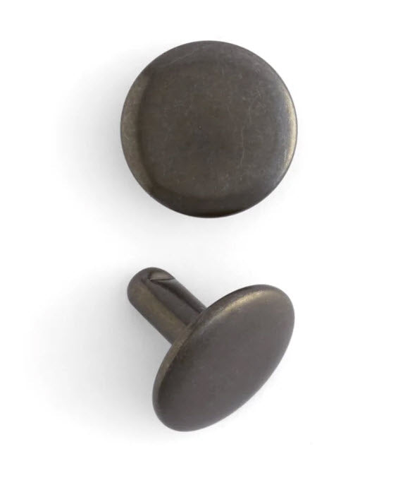 Wide Double Cap Rivets