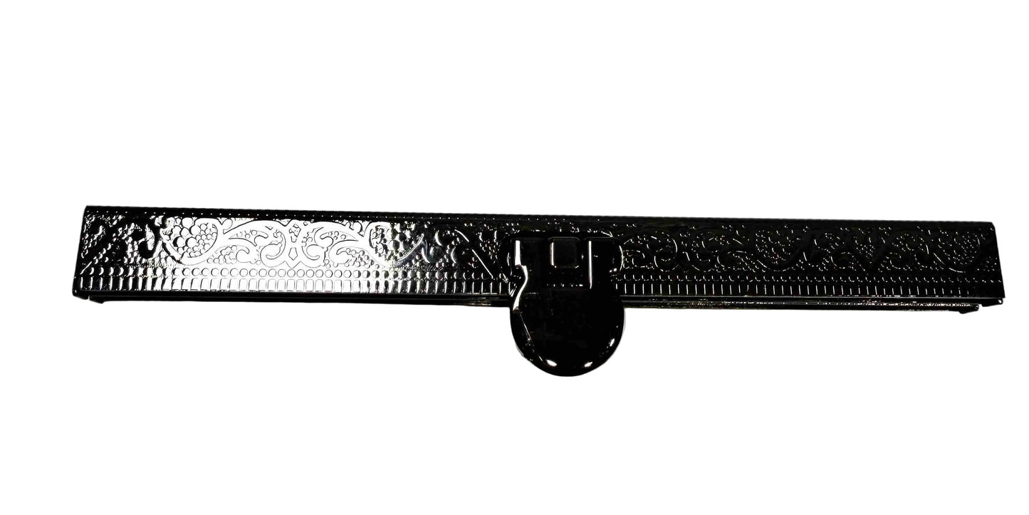 Purse Bar Clasp Sold Individually 4.5" Solid & Embossed