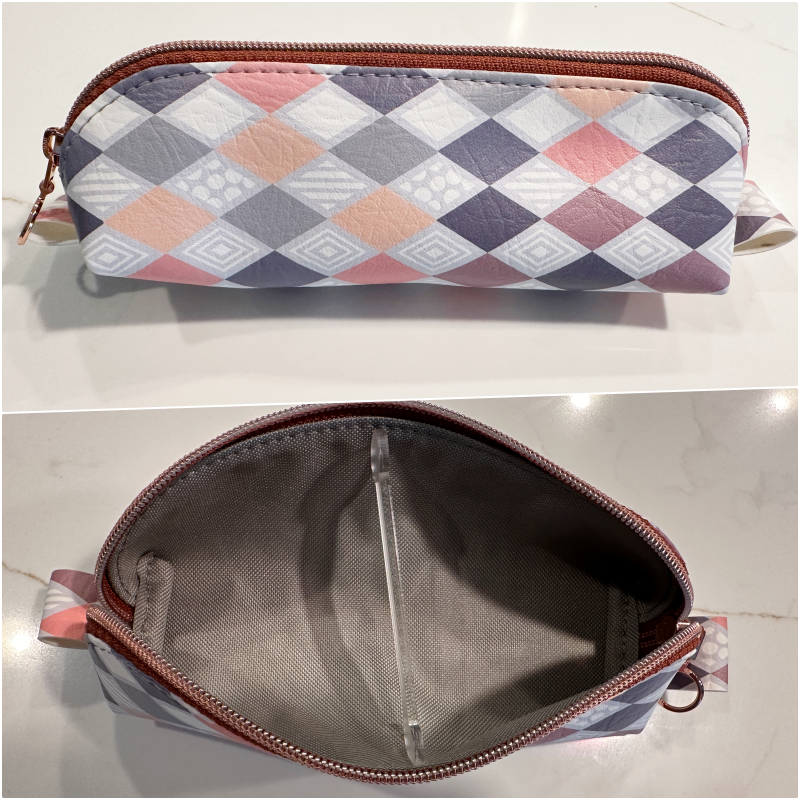 Pencil Pen Case Back to School or Purse Organizer - Jordan Pouch