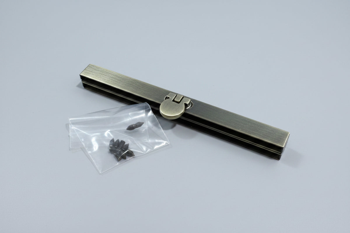 Purse Bar Clasp Sold Individually 4.5" Solid & Embossed