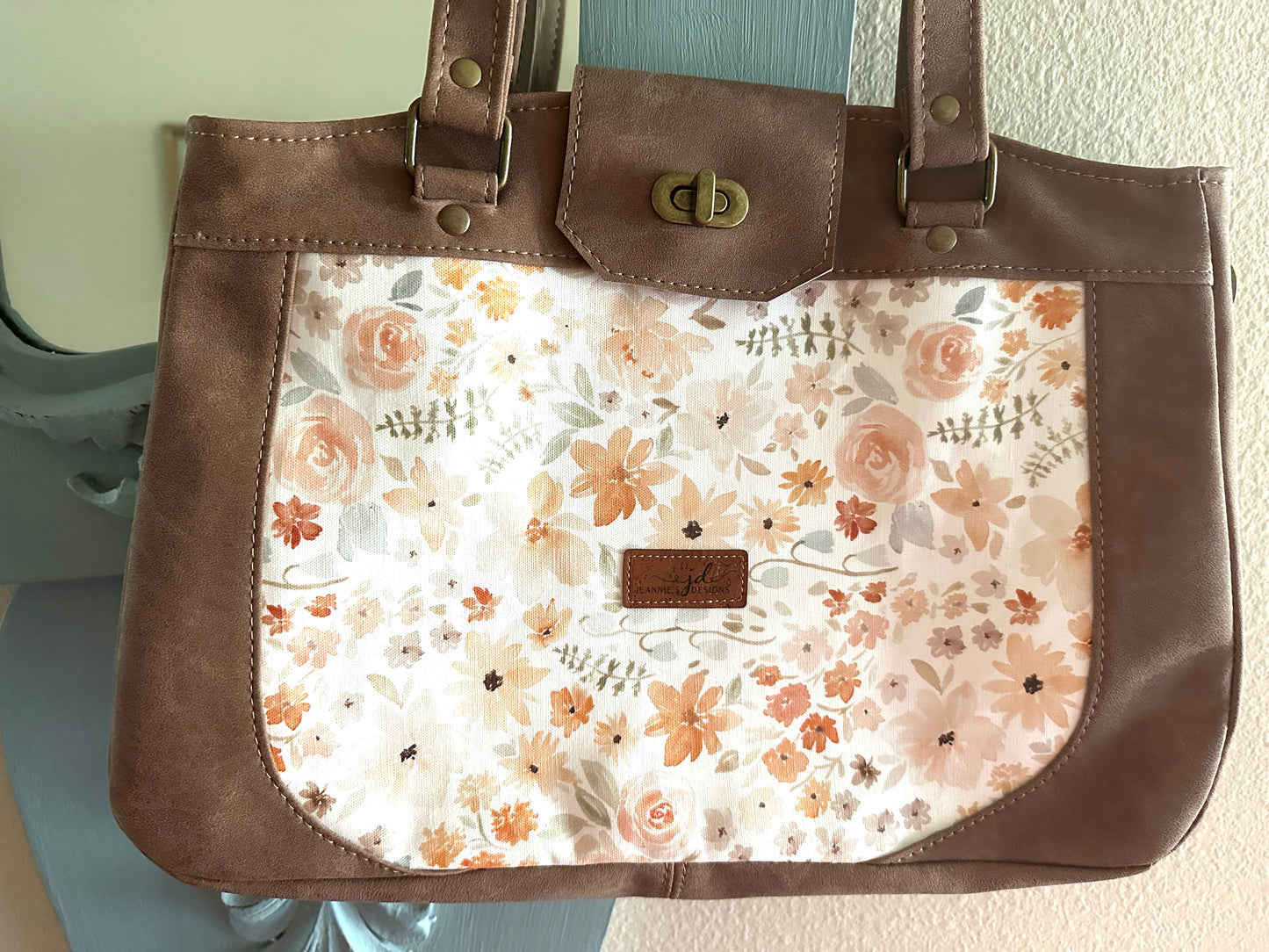 Large Handbag Purse Tote Shambala Salome Pattern