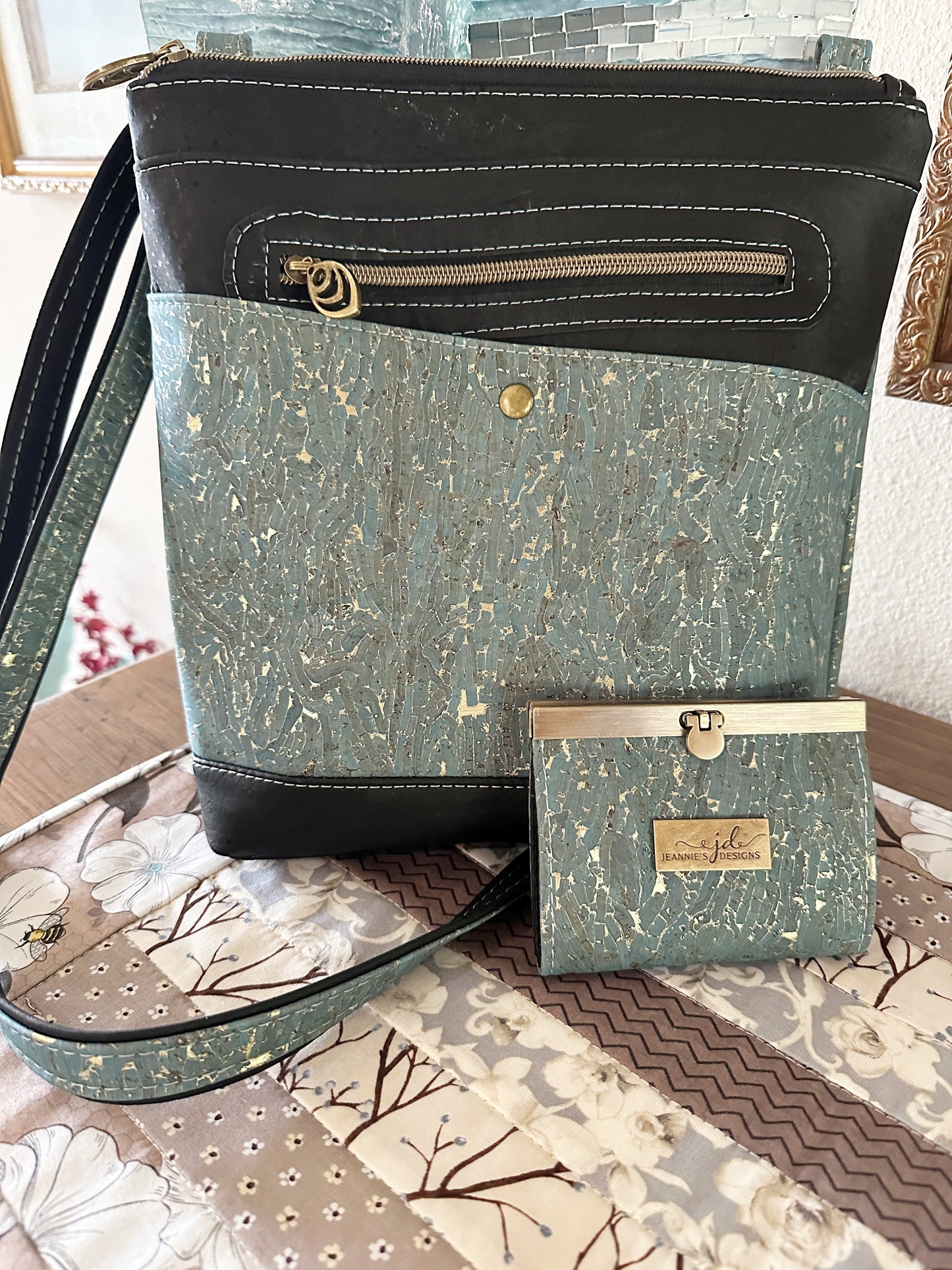 Denali Girl Cork Conceal Carry Crossbody