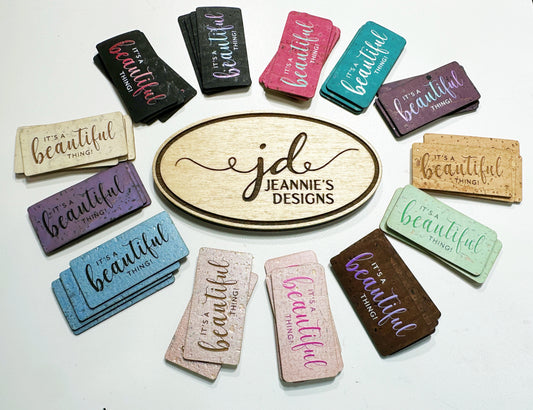 "It's a Beautiful Thing" Cork Tag Set of 4