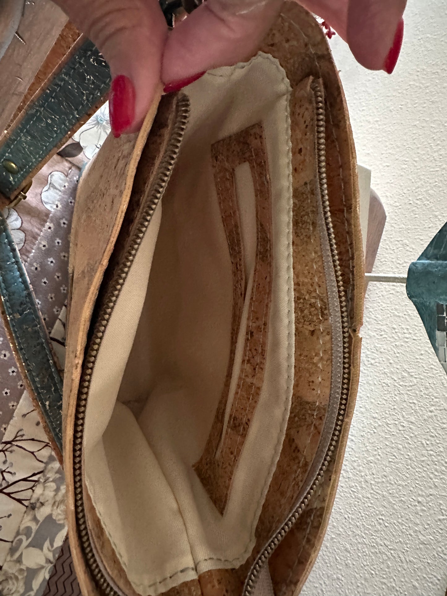 Mini Box Tote Cork Handbag