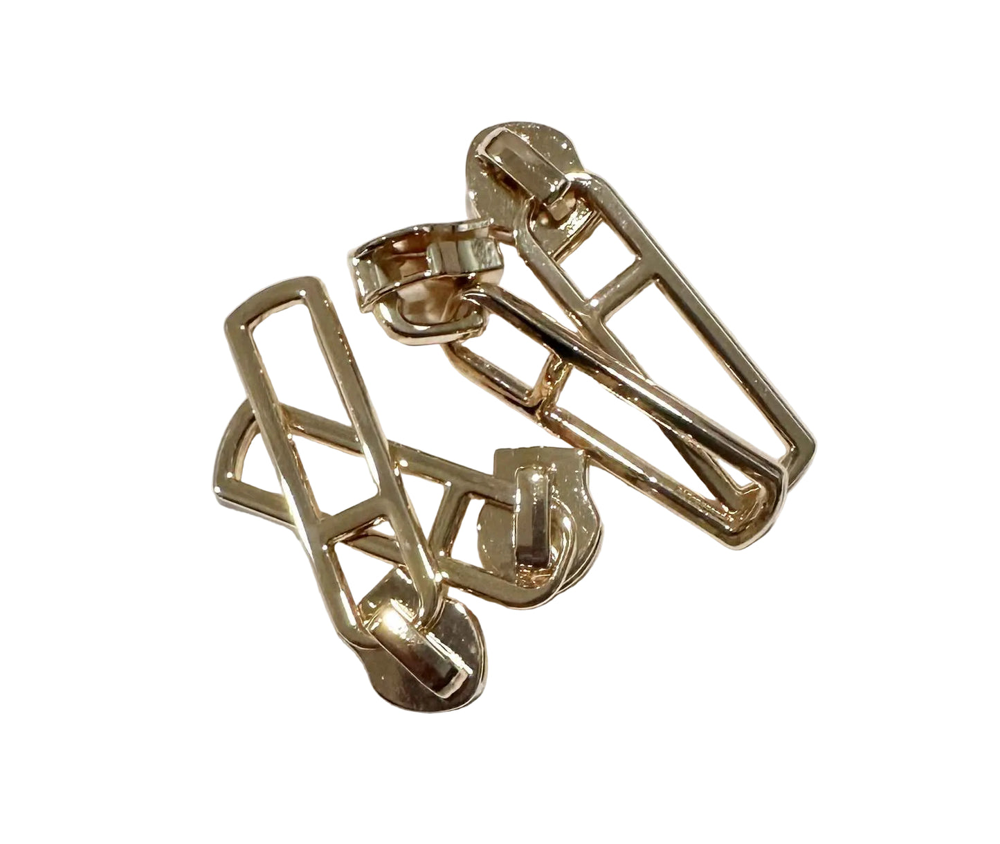 #5 Zipper Pulls Open Bar Sets of 4