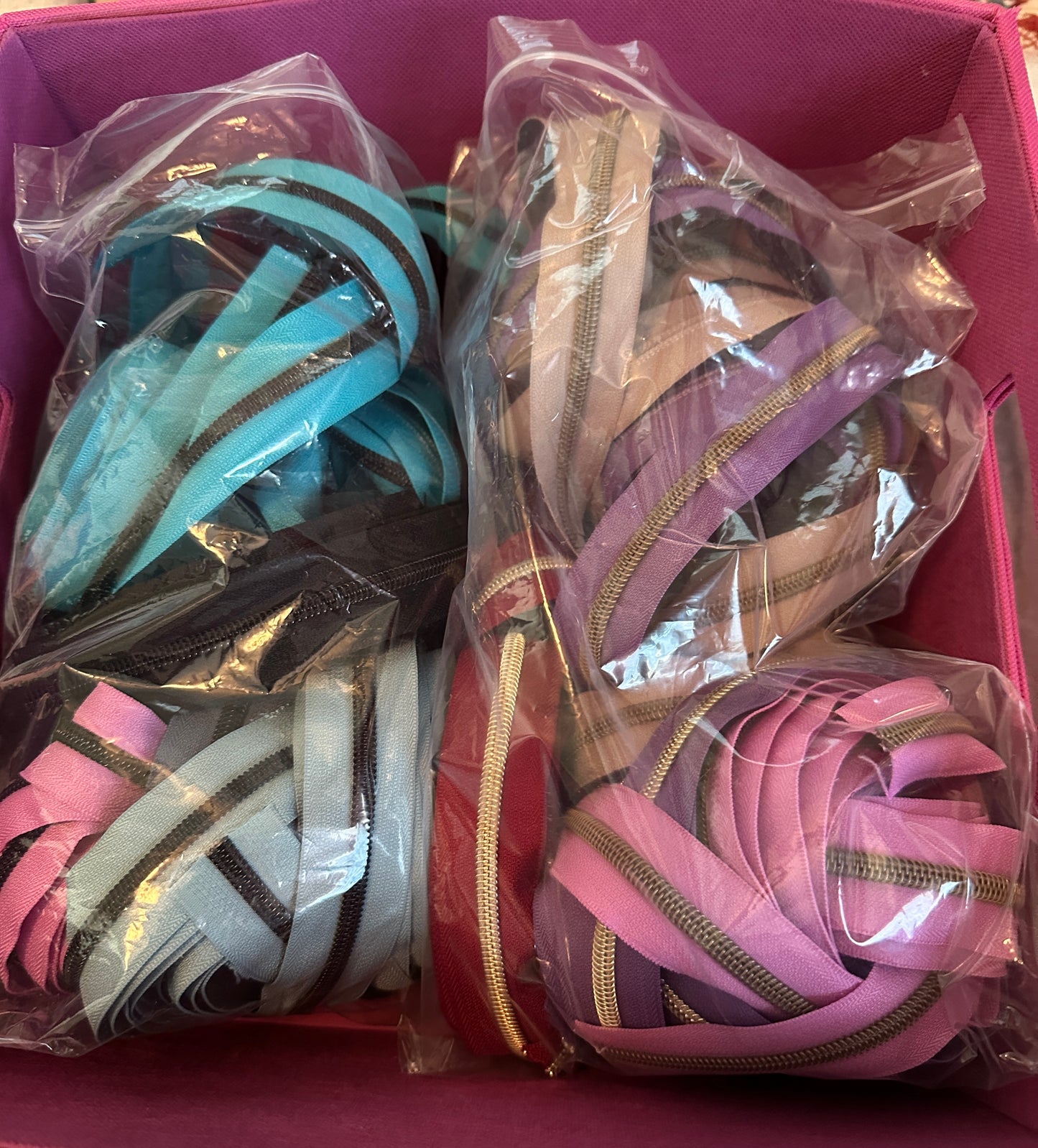 Zipper Tape or Webbing Pieces