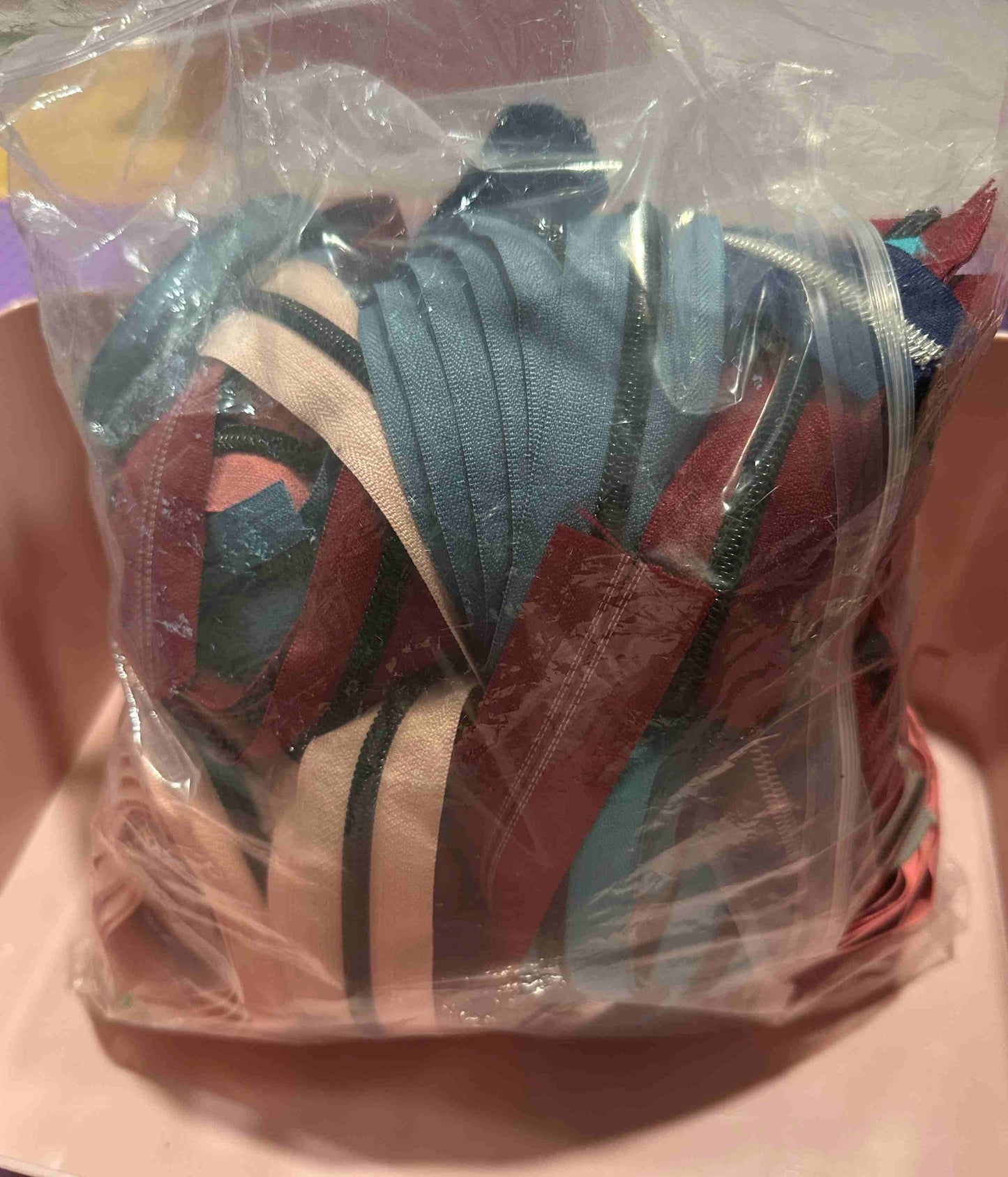Zipper Tape or Webbing Pieces