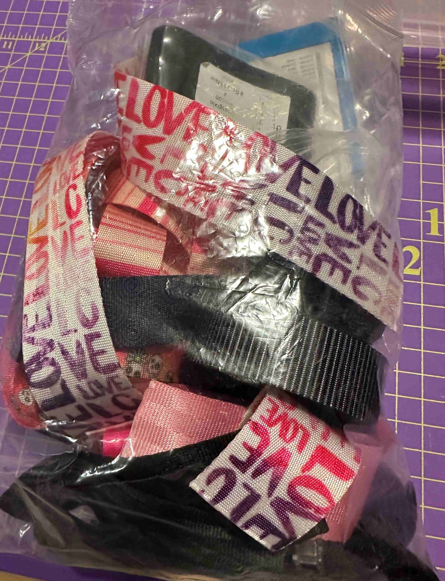 Zipper Tape or Webbing Pieces
