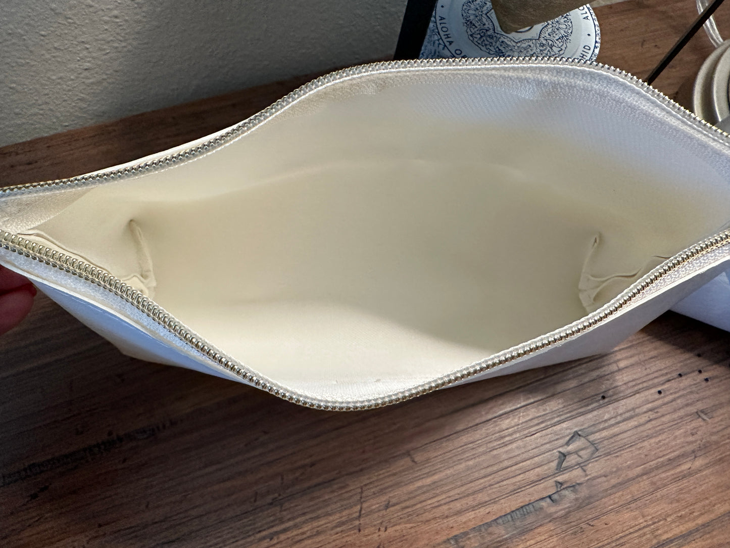 Faux Leather Pouch Lined or Unlined