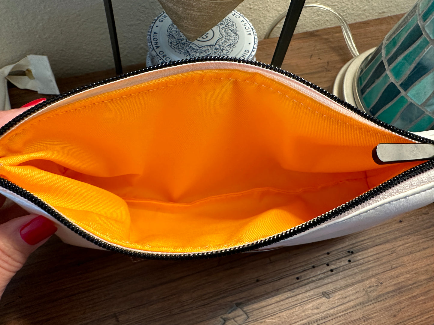 Faux Leather Pouch Lined or Unlined