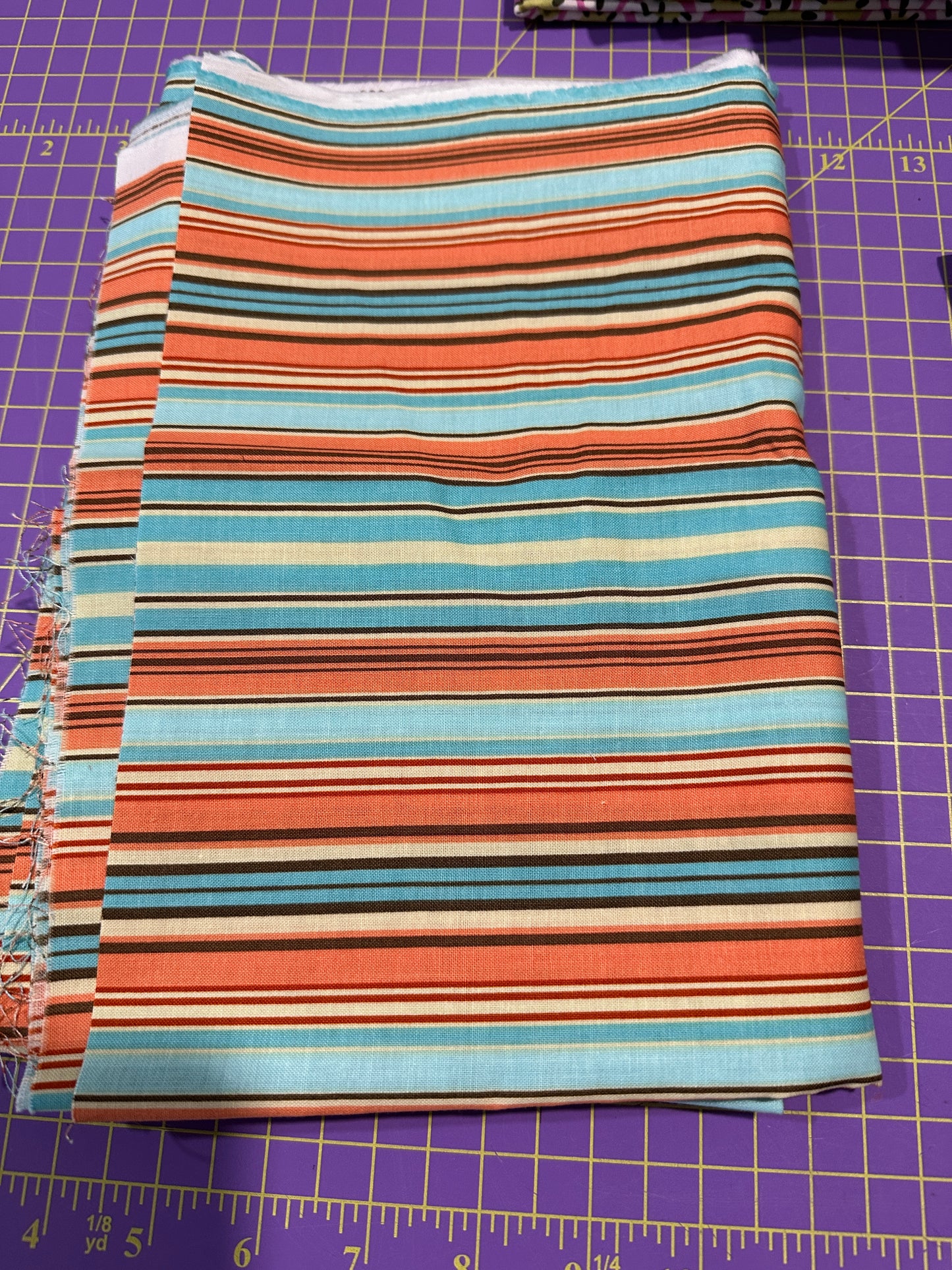 Brown Orange Stripe