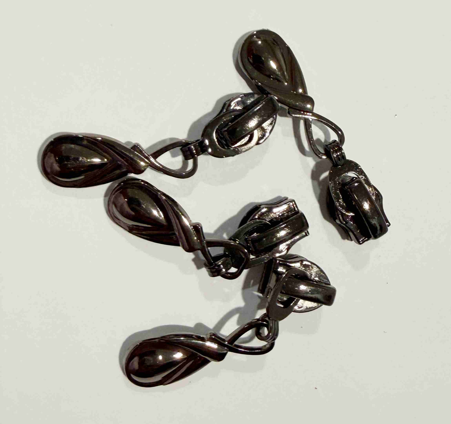 #5 Zipper Pulls Twist Sets of 4