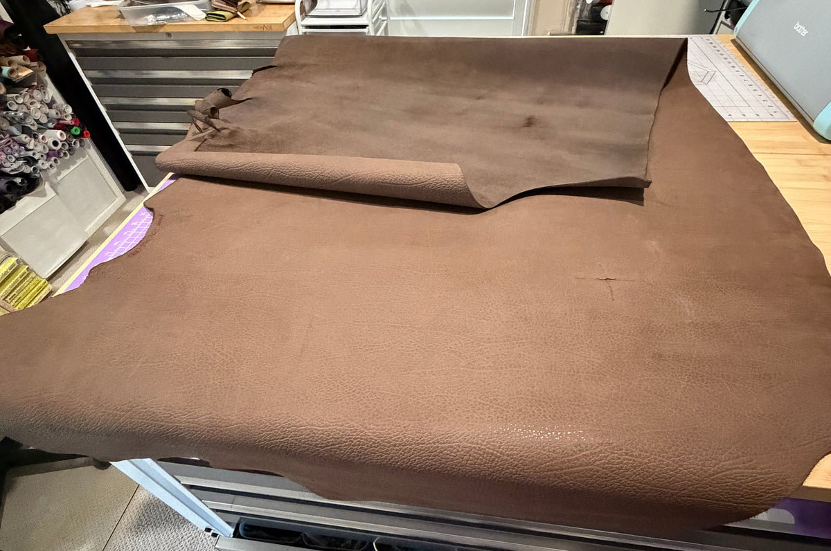 Leather Full Half Hide Firm Light Brown