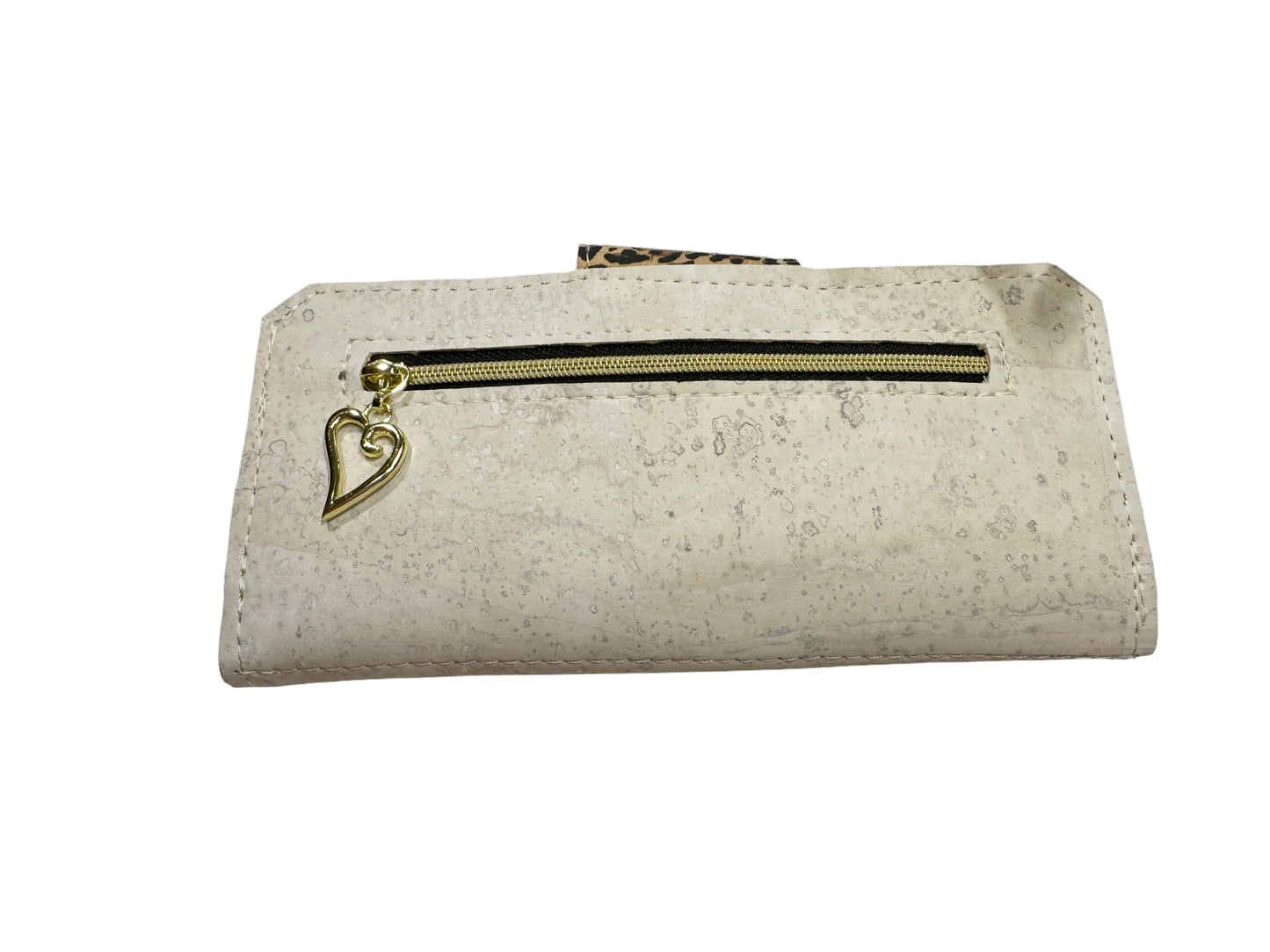 Women’s Tall Wallet Organizer Black or Pink Cork