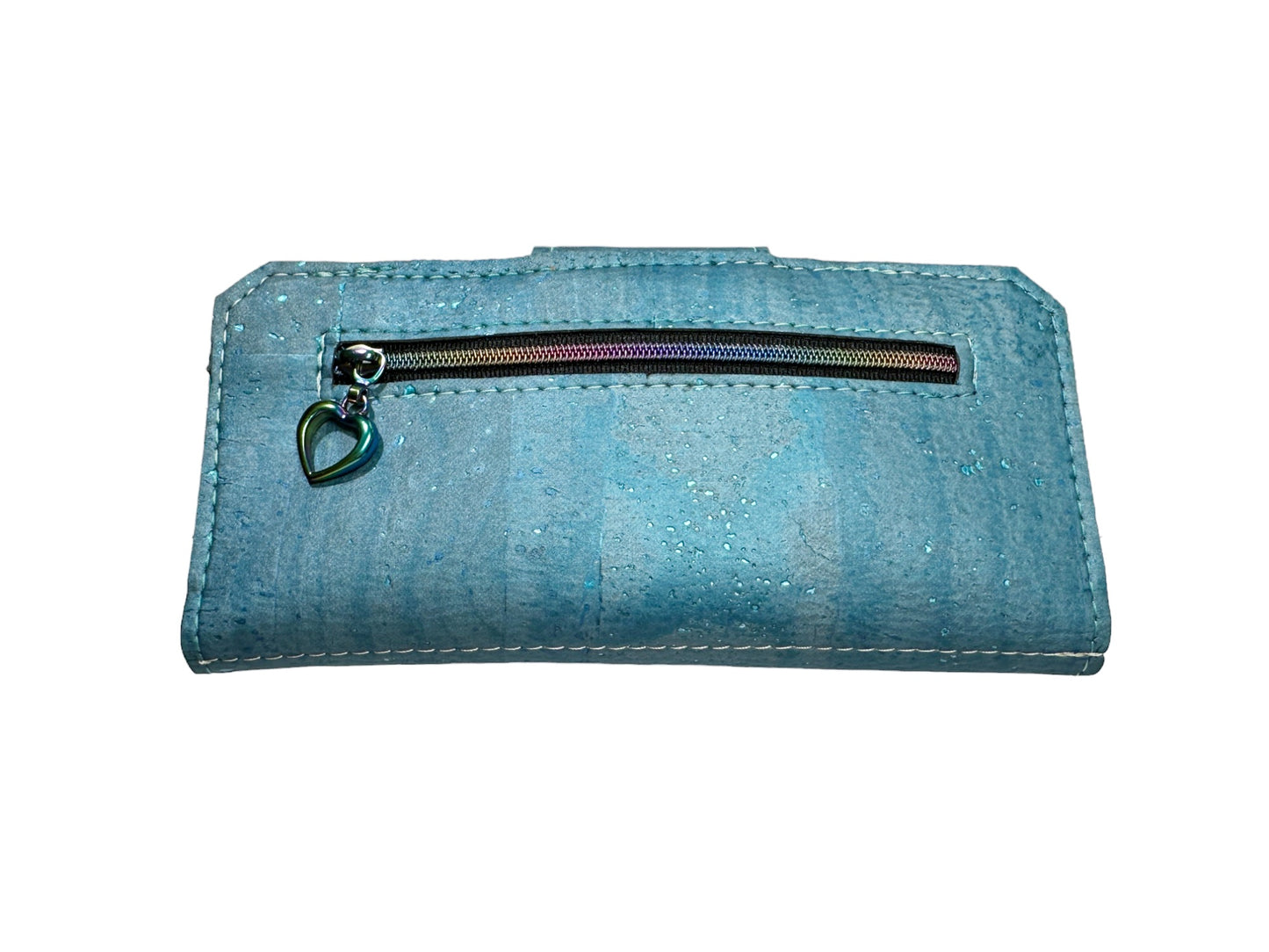 Women’s Tall Wallet Organizer Black or Pink Cork