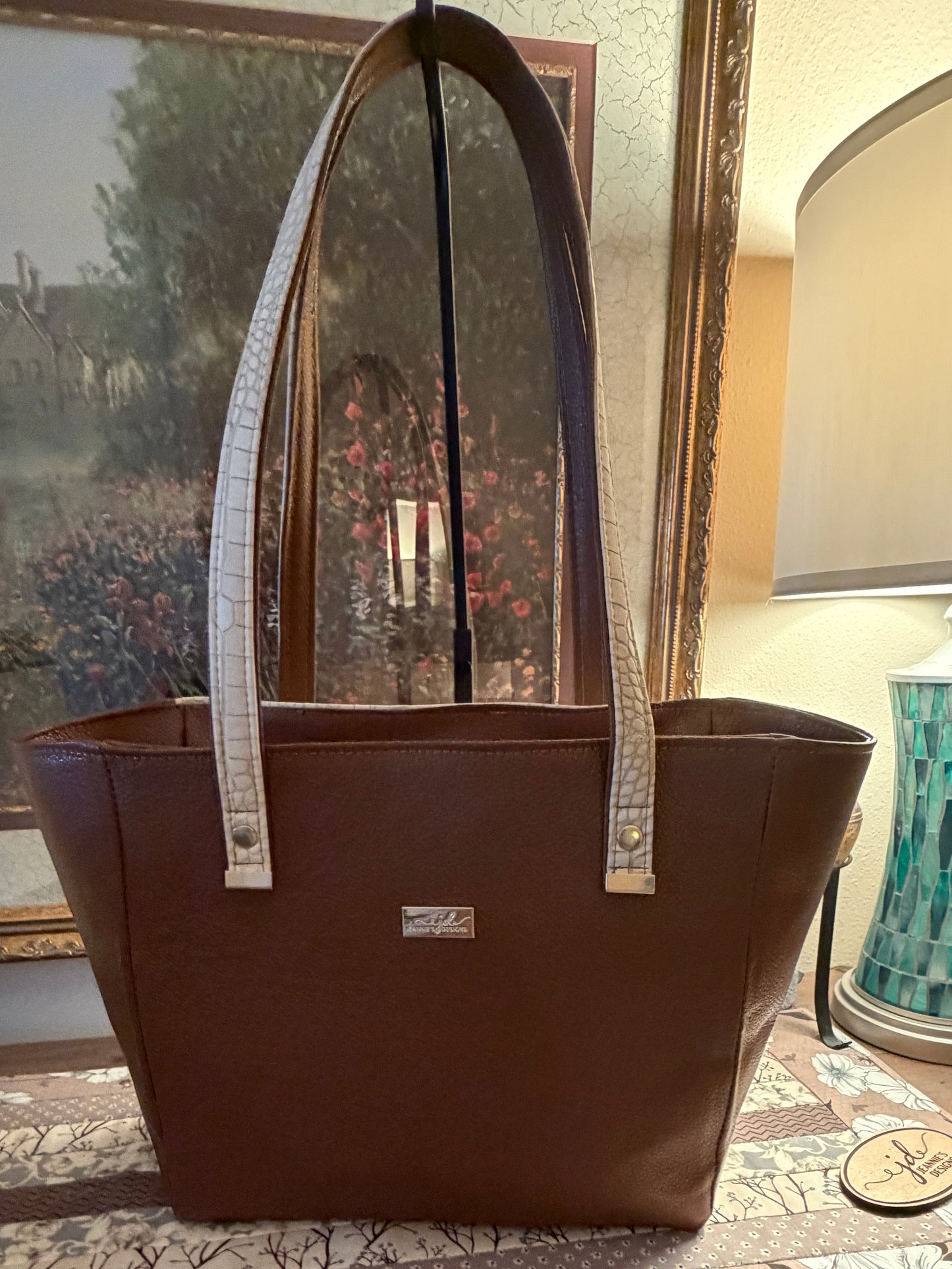 Stockholm Tote Bag in Leather