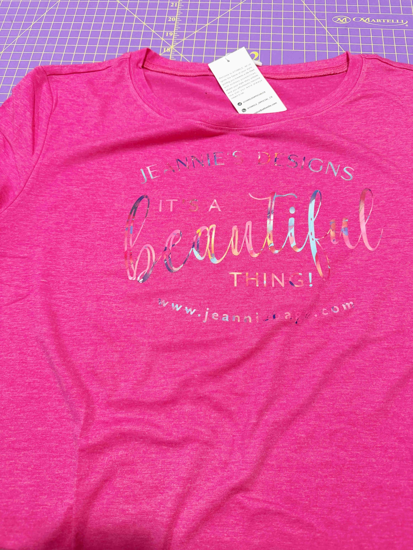 It's a Beautiful Thing T-shirt Tie Dye 3/4 length sleeve
