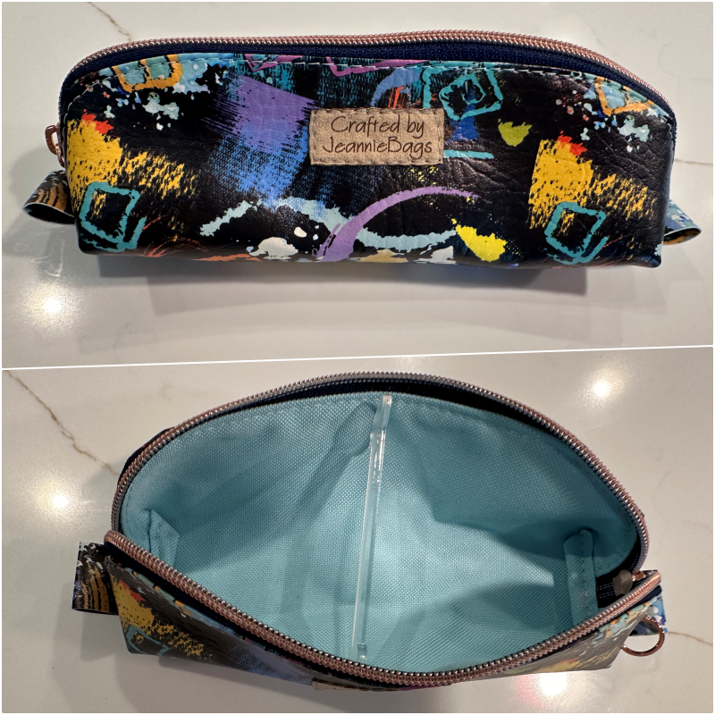 Pencil Pen Case Back to School or Purse Organizer - Jordan Pouch