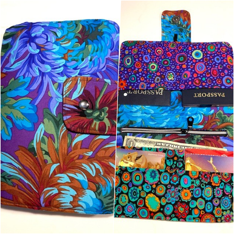 Family Travel Wallet Organizer