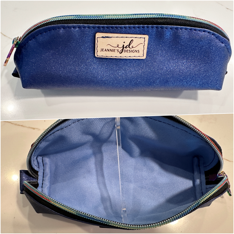 Pencil Pen Case Back to School or Purse Organizer - Jordan Pouch