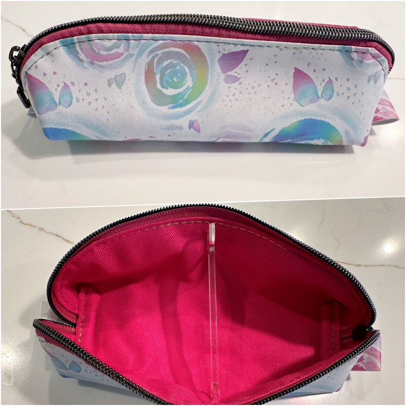 Pencil Pen Case Back to School or Purse Organizer - Jordan Pouch