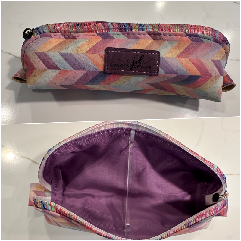 Pencil Pen Case Back to School or Purse Organizer - Jordan Pouch