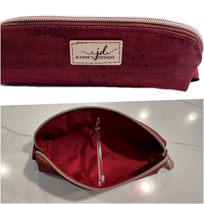 Pencil Pen Case Back to School or Purse Organizer - Jordan Pouch