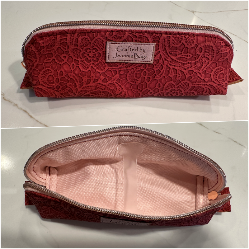 Pencil Pen Case Back to School or Purse Organizer - Jordan Pouch