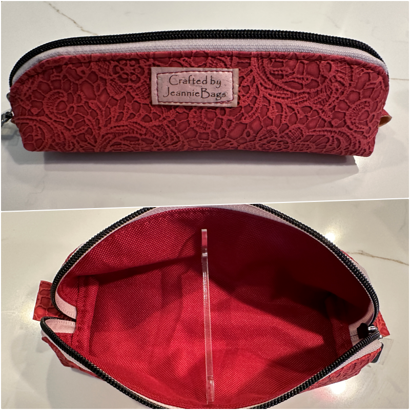 Pencil Pen Case Back to School or Purse Organizer - Jordan Pouch