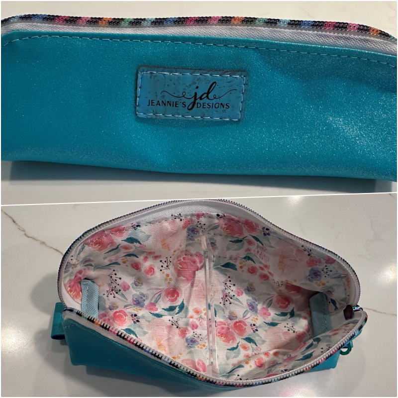 Pencil Pen Case Back to School or Purse Organizer - Jordan Pouch