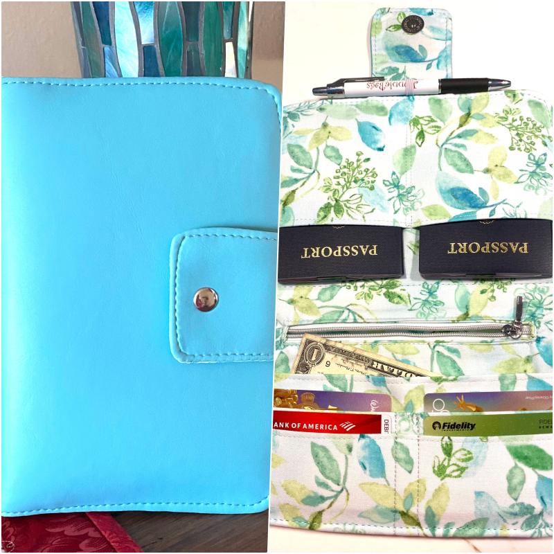 Family Travel Wallet Organizer