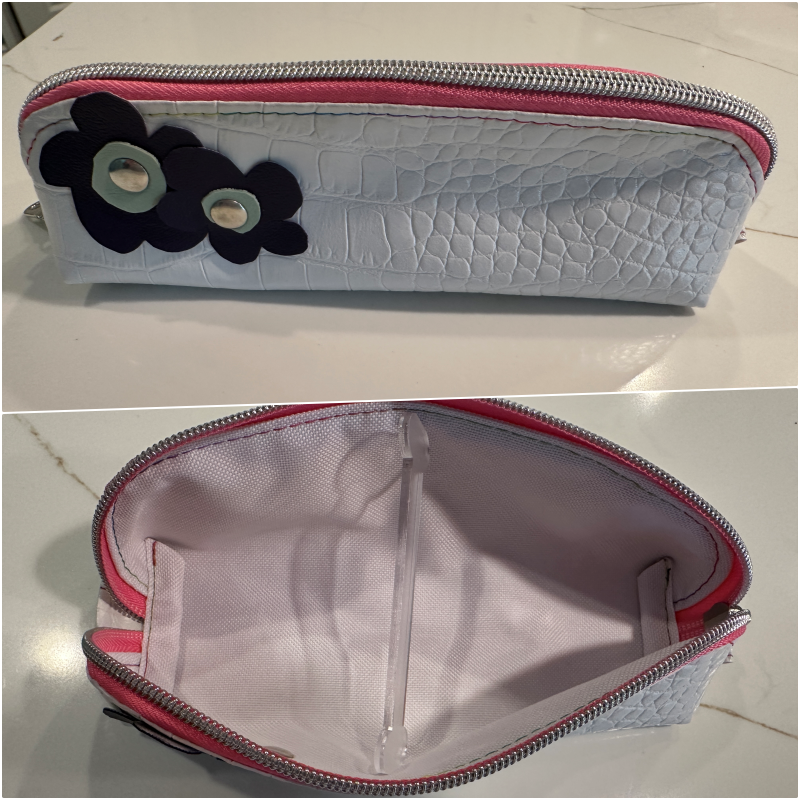 Pencil Pen Case Back to School or Purse Organizer - Jordan Pouch