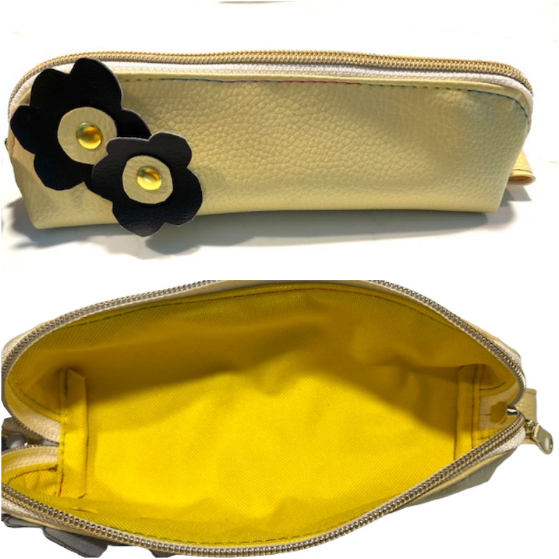 Pencil Pen Case Back to School or Purse Organizer - Jordan Pouch