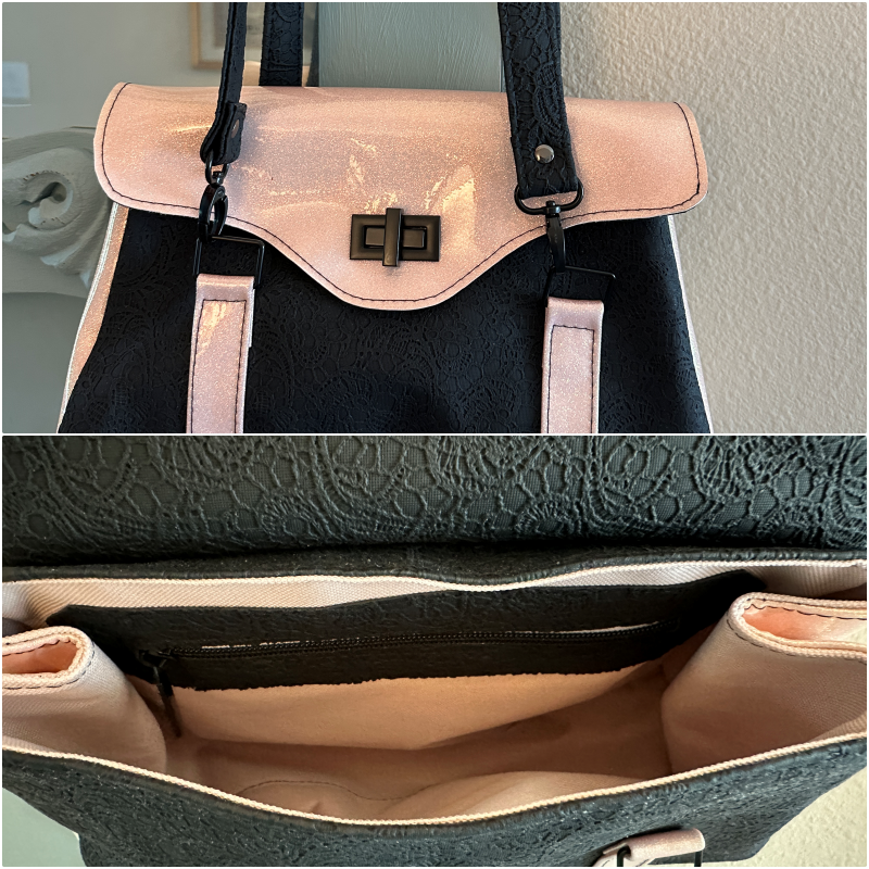 Handbag Serafina Bag Vinyl - Stunning Ready to Ship