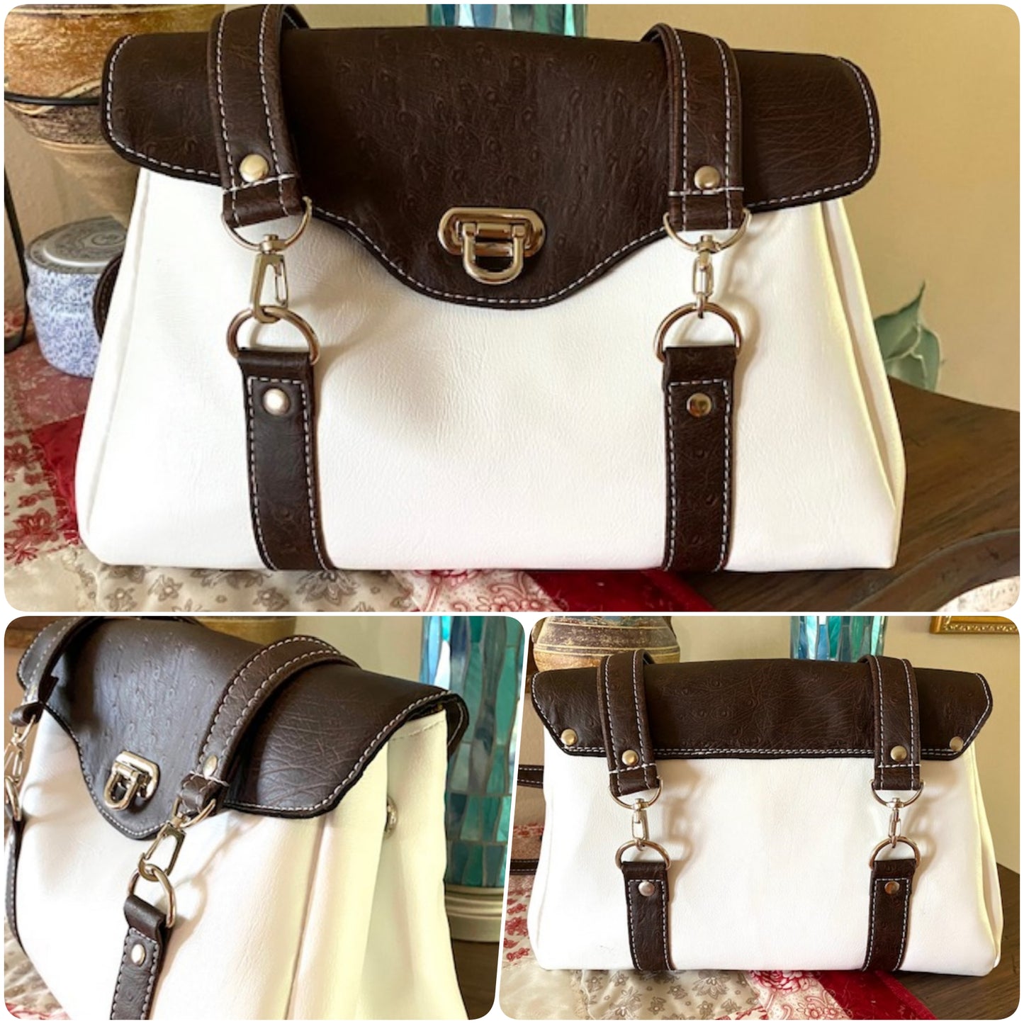 Handbag Serafina Bag Vinyl - Stunning Ready to Ship