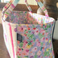 Scrapbook Caddy Storage Organizer Bin Spring Song Florals Mail Book Carrier