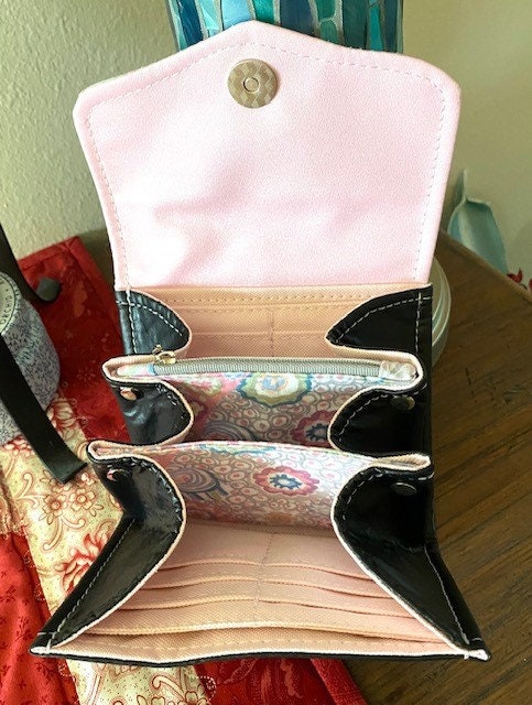 Ready to Ship Necessary Clutch Wallet Mini NCW Organizer Credit Cards Zippered Purple or Aqua